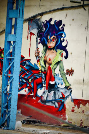 Urbex, Graffiti